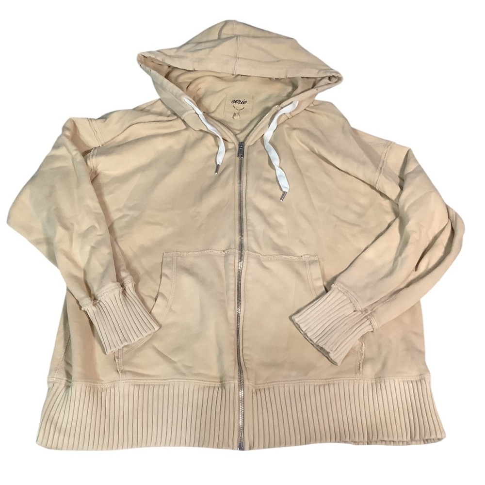 Aerie tan  Zip-Up Hoodie